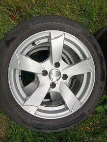 Alu kola Torino ET 35 LK100, pneu Continental 185/55 R 15, - 4