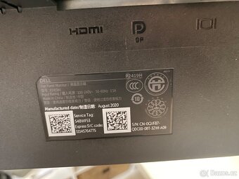 Dell P2419H – 24" IPS Full HD monitor – výborný stav - 4