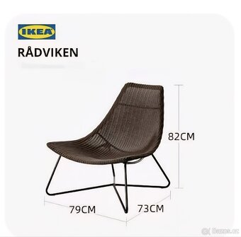 Dvě proutěná křesla IKEA - 4