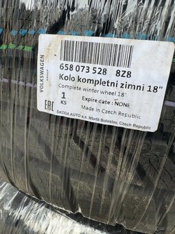 Originál alu kola Škoda Kamiq 5x100 R18 zima nová - 4