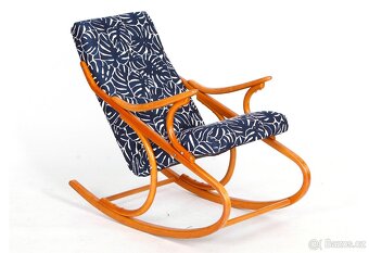 [ 4439 ] Houpací retro křeslo TON po renovaci - 4