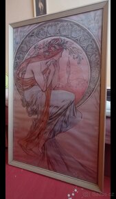 Sada zarámovaných obrazu Alfonse Muchy - 4