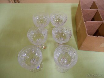Sada broušených skleniček - 4