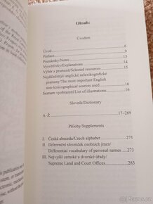 Česko-anglický příruční slovník genealogický - 4