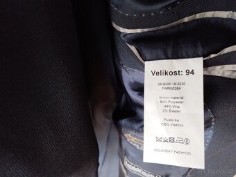 Oblek Volansky, tmavě modrý - 4