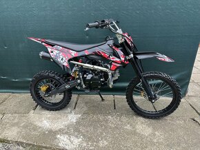 Pitbike 125ccm4T černočervená C102 - 4