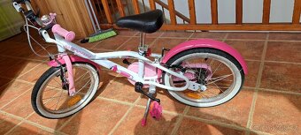 dětské dívčí růžové kolo btwin 16" - 4