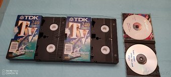 Retro video kazety TDK 2ks+2x CD - 4