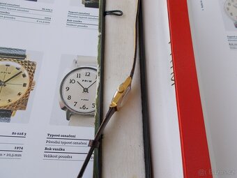 pekne zlacene damske funkcni hodinky prim rok 1974 s etui - 4