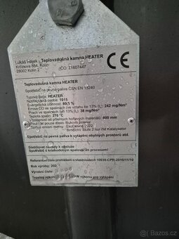 Teplovzdušná kamna na dřevo s výměníkem - 4