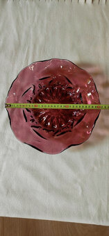 Staré skleněné mísy-Hutní sklo - 4