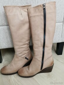 Dámské kožené kozačky - 4