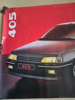 Peugeot 405 MI 16- PLAKAT - 4