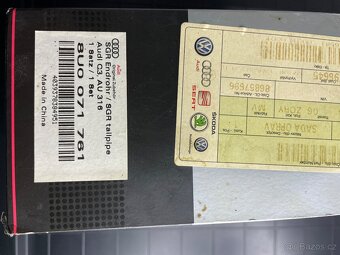 KONCOVKY VÝFUKU TLUMIČE CHROM 2 KUSY PRO AUDI - 4