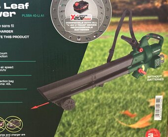 Parkside Aku vysavač / foukač listí - 4