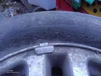 ALU kola Subaru + pneu - 4