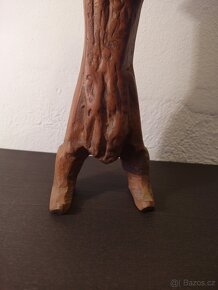 Socha z pálené hlíny - Dudák - 33 cm. - 4