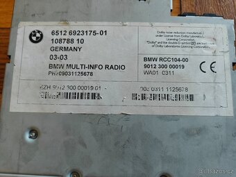 BMW e46 radio navigace - 4