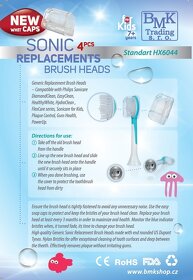 Dětské hlavice na PHILIPS SONICARE,věk 7 a víc, HX6044 - 4