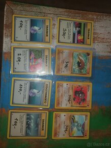 Pokemon karty kartičky 1 edice Basic vintage z roku 1999 - 4