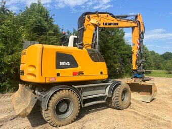 Kolové rypadlo LIEBHERR 914 kolový bagr LIEBHERR A914 - 4