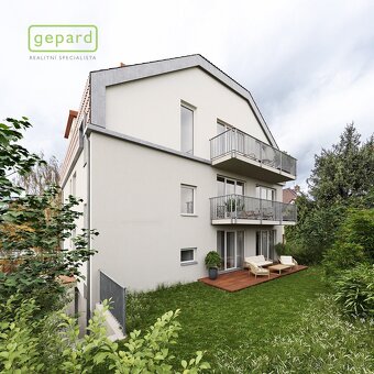 Byt v novostavbě 4+kk, 112,5m2 se zahrádkou 62m2, balkon 6,2 - 4
