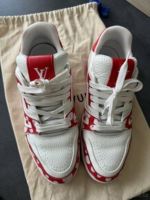 Louis Vuitton x Yayoi Kusama - White Red boty velikost 42 - 4