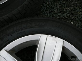 16" orig VW ALU KOLA 5x112 6Jx16H2 ET50 + PNEU 205/55/16 94 - 4