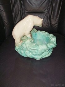 Popelník s medvědem. z.n JÍLOVÉ U DĚČÍNA V.20cm Š.21 cm Top - 4
