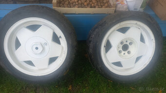 Bílá ALU kola Borbet 4J15 4x100 Škoda, VW, Seat - 4
