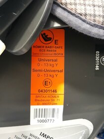 Autosedačka Britax - 4