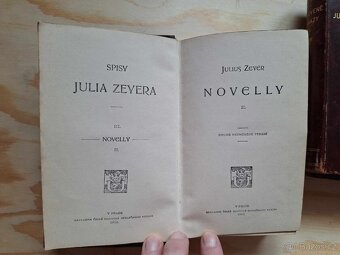 Julius Zeyer - knihy v polokožené vazbě, r.v. 1902 a 1906 - 4