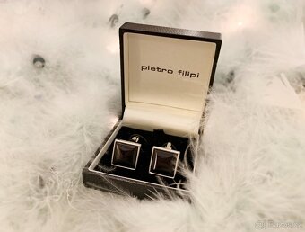 PIETRO FILIPI Elegantní pánské manžetové knoflíčky (nové) - 4