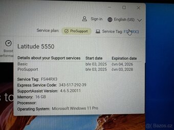 Dell Latitude 5550 Ultra5/16GB/512GB FHD – záruka 2028 - 4