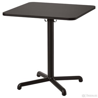 Nová Ikea STENSELE - stolní deska, antracit, 70x70 cm - 4