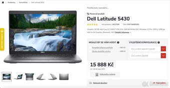 Dell Latitude 5430 16GB/256 GB SSD Zánovní - 4