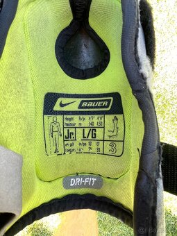 Hokejové juniorské lokty Bauer velikost L - 4