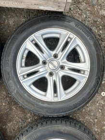 ALU kola 4x108 obuté na 195/60 R15 letní sada včetně rezervy - 4