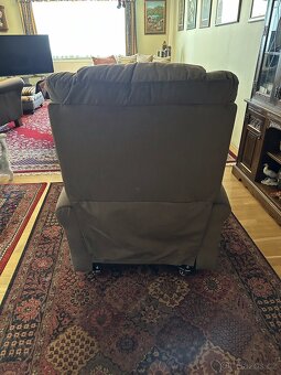 Maddiamond polohovací křeslo MD-22 tmavě hnědá - 4