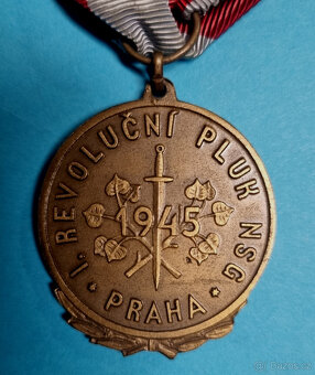 Pamětní medaile 1. revoluční pluk NSG Praha - 4