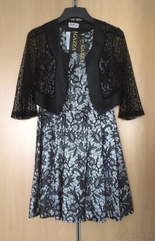 Krásné společenské šaty + bolerko - 4