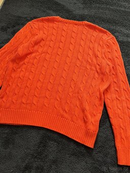 Oranžový pánský svetr Polo Ralph Lauren - 4
