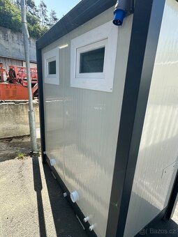 Sanitární buňka 2 kabiny WC s umyvadlem 220x120cm, NOVÝ - 4