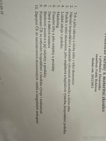 Maturitní otázky - 4