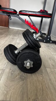 Sada závaží na jednoruční činky - 4