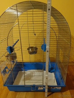 Klec pro ptáky s příslušenstvím – výška 55 cm, šířka 42 cm - 4