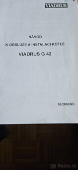 Prodám plynový kotel Viadrus G 42 EKO - 4