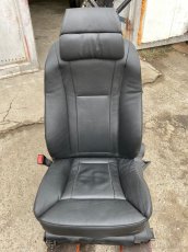 KOMFORTNÍ SEDAČKY BMW E65 VÝHŘEV KŮŽE ČERNÁ - 4