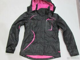 Dětská zimní bunda CAMPRI -Black- 158- 13 let - 4