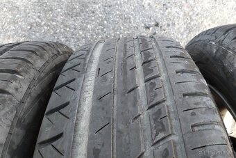 5x100 Alu kola 15 letní pneu 195/65/15 sada obutých kol - 4